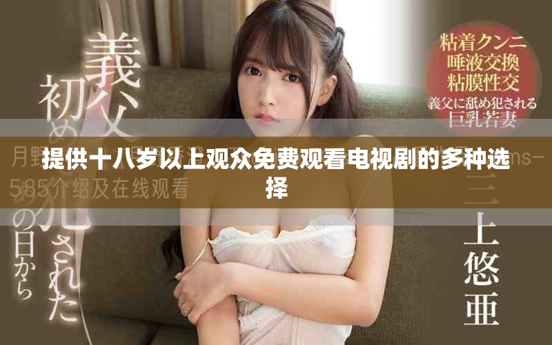 提供十八岁以上观众免费观看电视剧的多种选择
