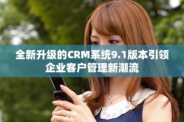 全新升级的CRM系统9.1版本引领企业客户管理新潮流