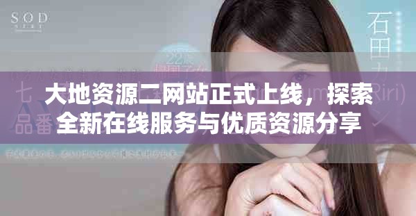 大地资源二网站正式上线，探索全新在线服务与优质资源分享