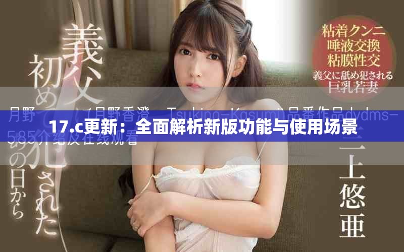 17.c更新：全面解析新版功能与使用场景