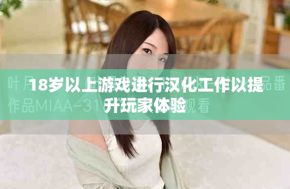 18岁以上游戏进行汉化工作以提升玩家体验