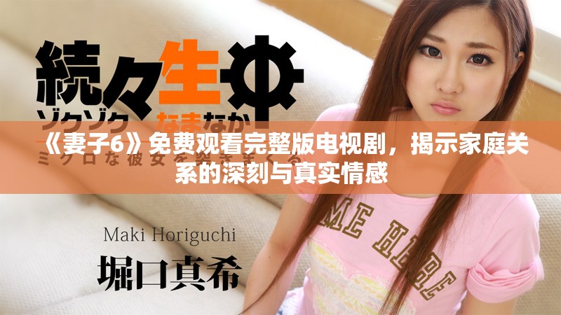 《妻子6》免费观看完整版电视剧，揭示家庭关系的深刻与真实情感