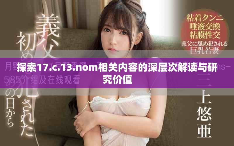 探索17.c.13.nom相关内容的深层次解读与研究价值