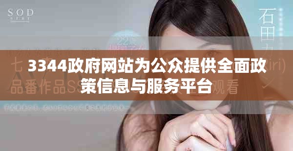3344政府网站为公众提供全面政策信息与服务平台
