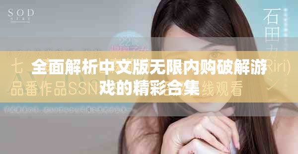全面解析中文版无限内购破解游戏的精彩合集