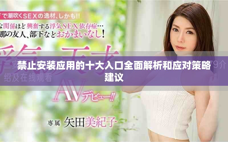 禁止安装应用的十大入口全面解析和应对策略建议