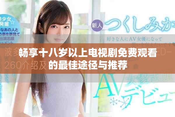 畅享十八岁以上电视剧免费观看的最佳途径与推荐