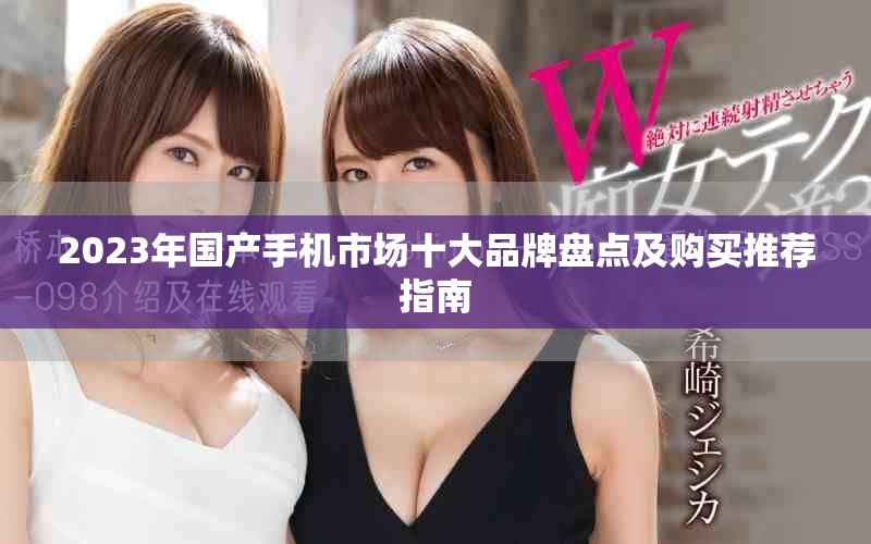 2023年国产手机市场十大品牌盘点及购买推荐指南