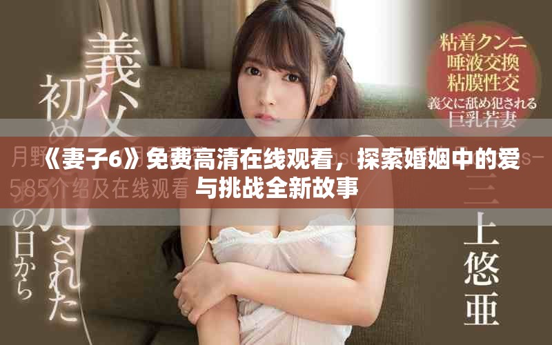 《妻子6》免费高清在线观看，探索婚姻中的爱与挑战全新故事