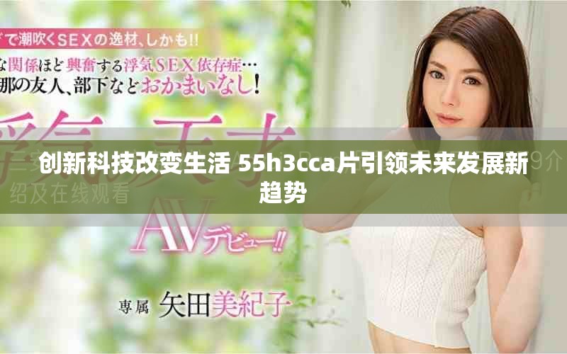 创新科技改变生活 55h3cca片引领未来发展新趋势