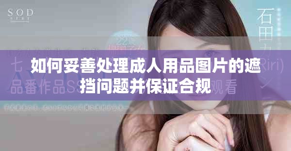 如何妥善处理成人用品图片的遮挡问题并保证合规