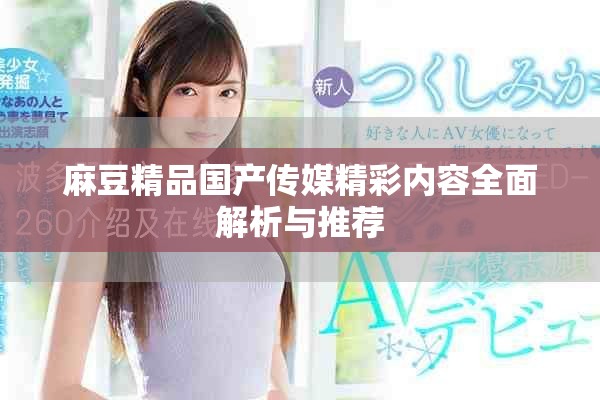 麻豆精品国产传媒精彩内容全面解析与推荐